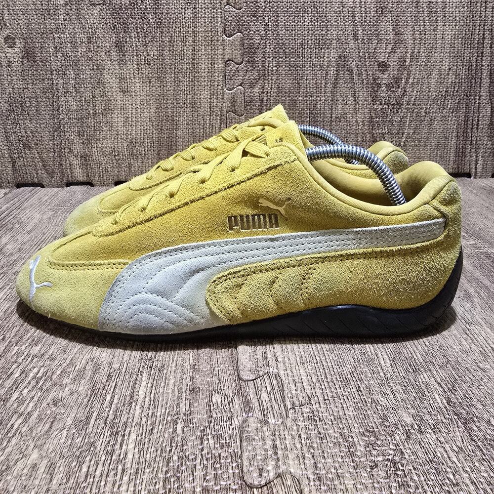 Puma Speedcat OG Archive Gold Yellow & White 400986-06 Womens Size 8.5
